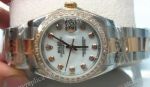 Rolex Datejust Watch 2-Tone Rose Gold Diamond 31mm Midsize